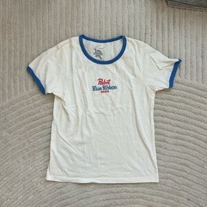 PBR beer baby tee